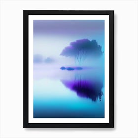 Mist Waterscape Pop Art Photography 3 Art Print