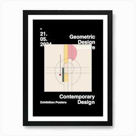 Geometric Design Archive Poster 39 Art Print