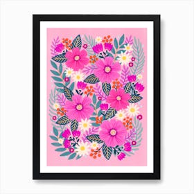 Pink Garden Art Print