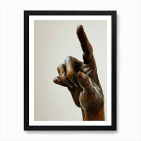 Hand In The Air Art Print