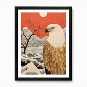 Bird Illustration Vulture 1 Poster