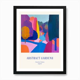 Colourful Gardens Stourhead Gardens United Kingdom 1 Blue Poster Art Print