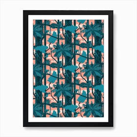 Make It Rainforest Teal Art Print