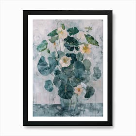 A World Of Flowers Nasturtium 4 Painting Art Print