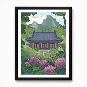 Korean House Art Print