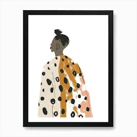 African Woman Illustration Art Print