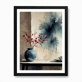 Chinese Vase Art Print