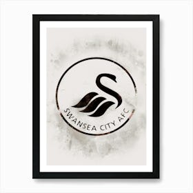 Swansea City 5 Art Print