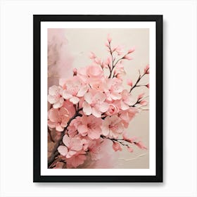 Cherry Blossom Painting 2 Art Print