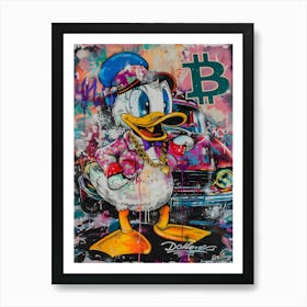 Donald Duck 3 Art Print