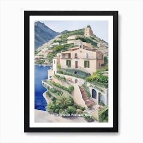Villa Treville Positano Italy 2 Art Print