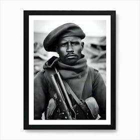 Soldier In Uniform~Reimagined 2 Art Print