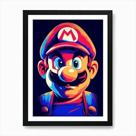 Mario Bros 8 Art Print