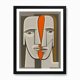 Two Faces 25 Art Print