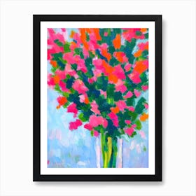 Wild Blooms Matisse Inspired Flower Art Print