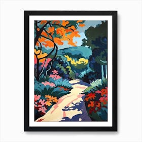 Descanso Gardens Usa Painting 1 Art Print