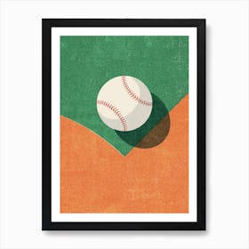 Balls Baseball Art Print