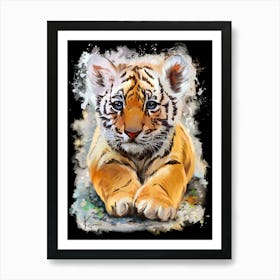 Tiger Cub Art Print