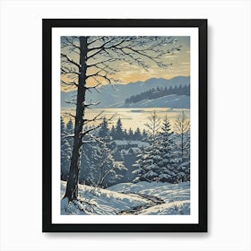 Winter Landscape 3 Art Print