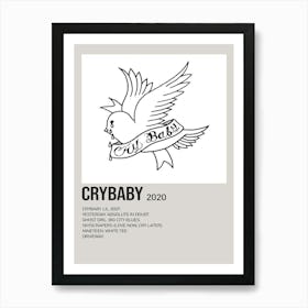 Crybaby Album Lil Peep Limited Poster Canvas Poster 1 Art Print