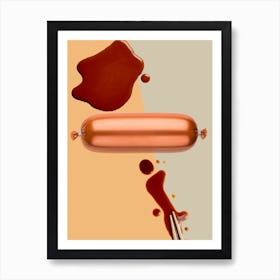 Wurst Sushi Art Print