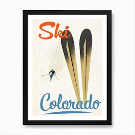 Ski Colorado Art Print