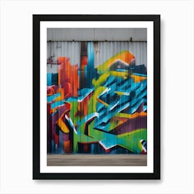 Graffiti Wall Art Print