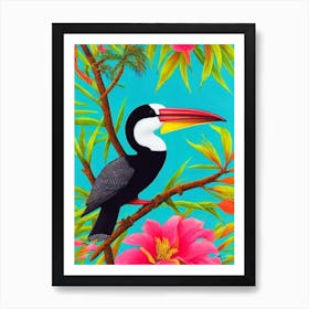 Loon Tropical bird Art Print