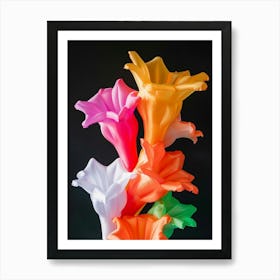 Bright Inflatable Flowers Coral Bells 1 Art Print