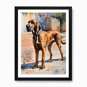 Bloodhounds One Art Print