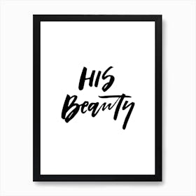 His Beauty Couple Art Print