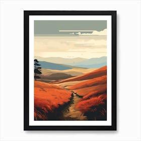 The Cateran Trail Scotland 2 Hiking Trail Landscape Art Print