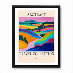 Abstract Travel Collection Poster Estonia 2 Art Print