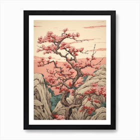 Yama Zakura Mountain Cherry 2 Vintage Japanese Botanical Art Print