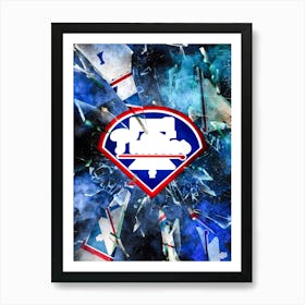 Philadelphia Phillies Baseball Poster Art Print