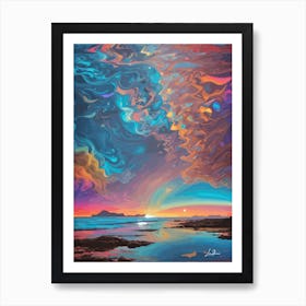 Beautiful Fantasy Sky Art Print