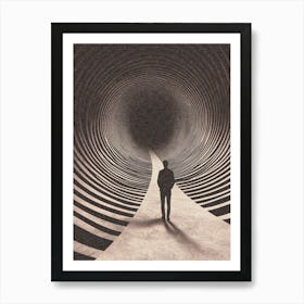 Op Art Portal Affiche