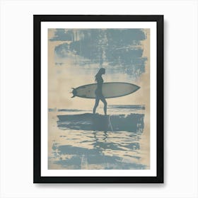 Surfer Girl 1 Art Print