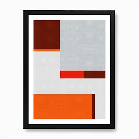 Contemporary modern geometry 5 Art Print