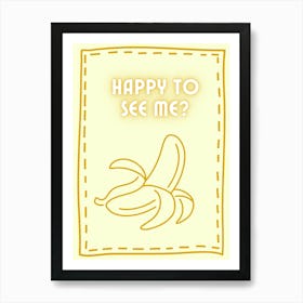 Cheeky banana Poster