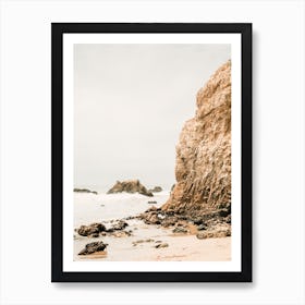 Cliffs Near Ocean Art Print