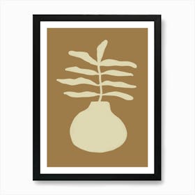 Plant In A Vase Art Print