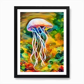 Jellyfish in Motion Art Print