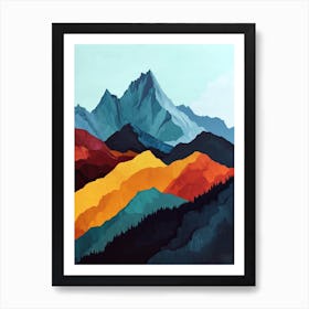 Whispering Heights: Ethereal Minimalism Art Print