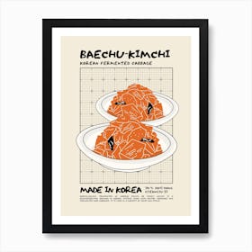 Baechu Kimchi Art Print