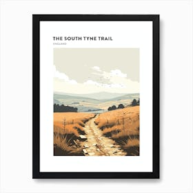 The South Tyne Trail England 2 Hiking Trail Landscape Poster Art Print