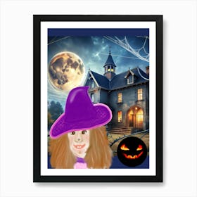 Purple Witch 1 Art Print