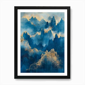 Chinese Mountains 85 Art Print