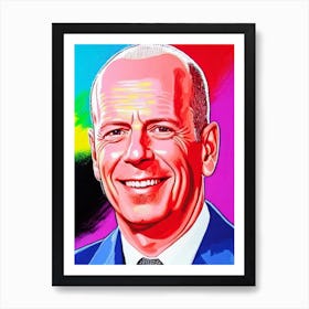 Bruce Willis Pop Movies Art Movies Art Print