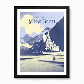 Minas Tirith - Lord of the Rings Art Print